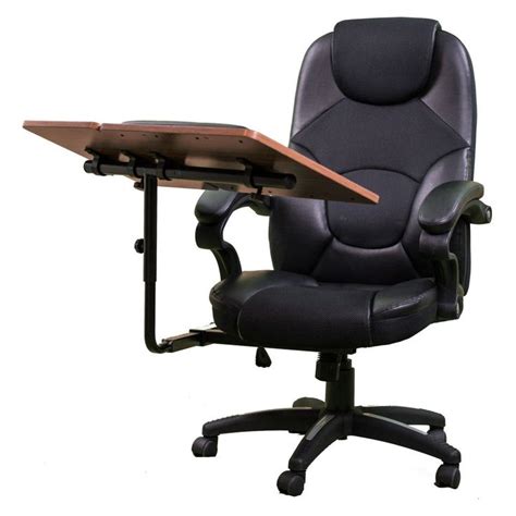 chair attached to desk|comfortable chair with desk attached.